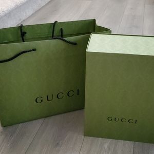 Gucci Equilibrium Empty Box and Bag
